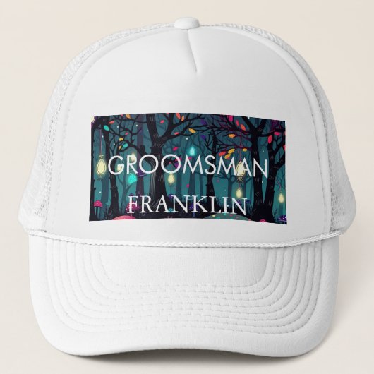 Floral Spray Fantasy Art GROOMSMAN Pet (Voorkant)