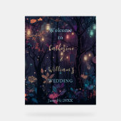 Floral Spray Fantasy Art Wedding Acryl Bord (Voorkant)