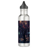 Floral Spray Fantasy Art Wedding Bride  Waterfles (Links)