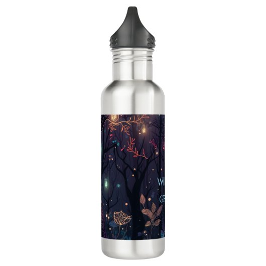 Floral Spray Fantasy Art Wedding GROOM Waterfles (Links)