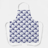 Floral Spray-stijl 1-Blue-White- Schort (Voorkant)