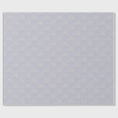 Floral Spray, Style 1-PAARS-WHITE-GIFT WRAP PAPIER (Vlak)