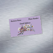 Floral Spray Visitekaartje Magnet Magnetisch Visitekaartje (Voorbeeld)