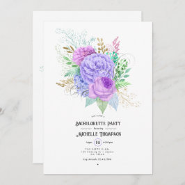 Floral Spring Bachelorette Kaart