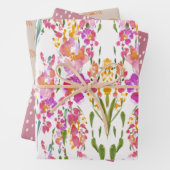 Floral Spring Birthday Wedding Party Inpakpapier Vel (In situ)