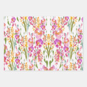 Floral Spring Birthday Wedding Party Inpakpapier Vel (Voorkant)
