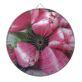 Floral Spring Bouquet of Pink Tulips, Flowers Dartbord