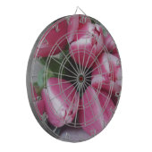 Floral Spring Bouquet of Pink Tulips, Flowers Dartbord (Voorkant Links)