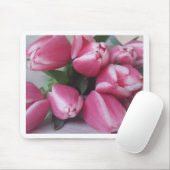 Floral Spring Bouquet of Pink Tulips, Flowers Muismat (Met muis)