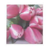 Floral Spring Bouquet of Pink Tulips, Flowers Notitieblok (Voorkant)