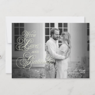 Floral Spring Chinoiserie Flat Bedankt Kaart