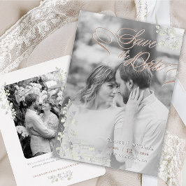 Floral Spring Chinoiserie Sla de datum op Kaart