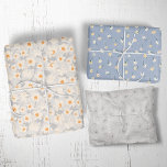 Floral Spring Daffodil | Blauw en grijs Inpakpapier Vel<br><div class="desc">Deze bloemenvellen zijn blauw en grijs omhullende papieren vellen zijn perfect voor cadeaubonnen. Verfijn uw vrienden,  familie en cadeautjes ontvangers met prachtig coördinerend verpakkingspapier.</div>