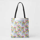 Floral Spring Daffodil Blooms Canvas tas (Voorkant)