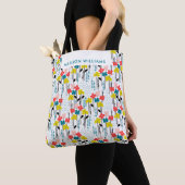 Floral Spring Daffodil Blooms Canvas tas (Dichtbij)