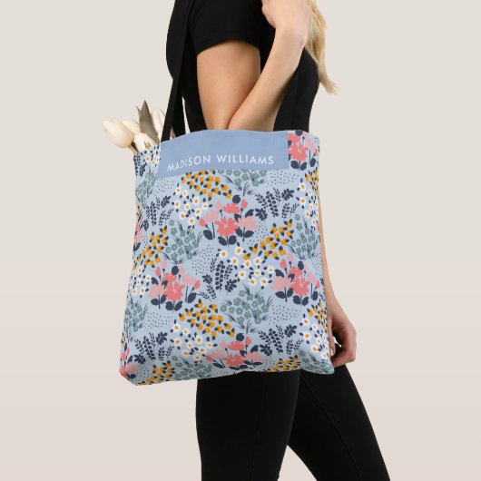 Floral Spring Daffodil Blooms Tote Bag (Dichtbij)