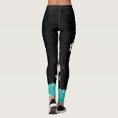 Floral Spring Garden met Zingende vogels Leggings (Achterkant)