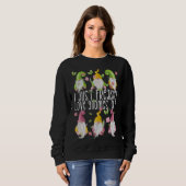 Floral Spring Gnome Quote Schattigee Zomerkabouter Trui (Voorkant volledig)