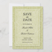 Floral Spring Green Save The Date (Voorkant)