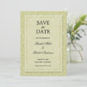 Floral Spring Green Save The Date (Staand voorkant)
