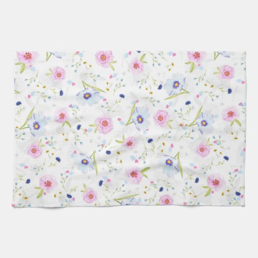 Floral Spring keukenhanddoek (Horizontaal)