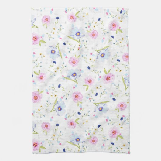 Floral Spring keukenhanddoek (Verticaal)