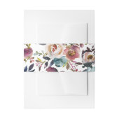 Floral Spring Pastel Waterverf Weddenschap Uitnodigingen Wikkel (Voorkant Voorbeeld)