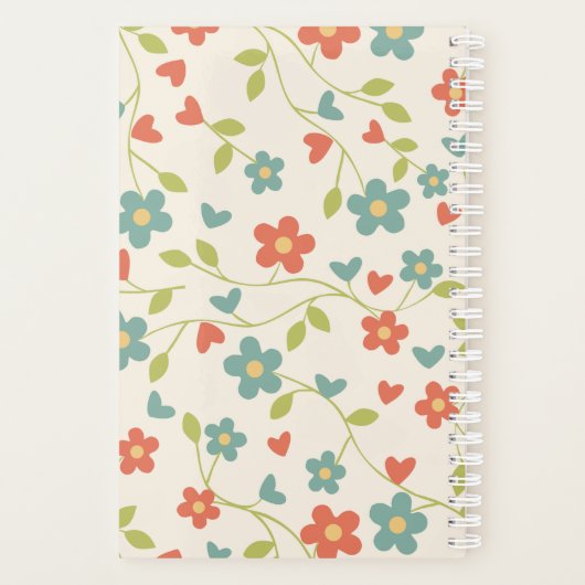 Floral Spring Planner (Achterkant)