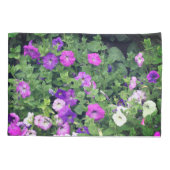 Floral Spring Summer Decor Petunia Flowers Cute Kussensloop (Achterkant)