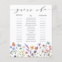 Floral Spring Summer Guess Wie Vrijgezellenfeest s