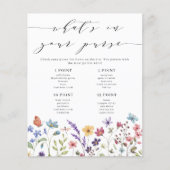 Floral Spring Summer Wat zit er in je tas spel (Voorkant)