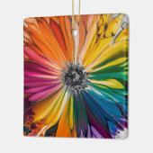 Floral Spring Waterverf Artistiek Bloemenpatroon Keramisch Ornament (Links)