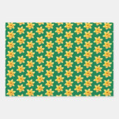 Floral Spring Waterverf geel Daffodil Inpakpapier Vel (Voorkant 2)
