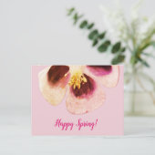Floral Spring Wenskaart Briefkaart (Staand voorkant)