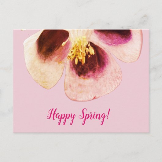 Floral Spring Wenskaart Briefkaart (Voorkant)