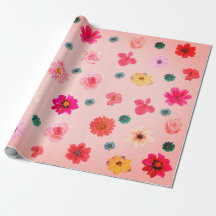 Floral Spring Wrapping Papier