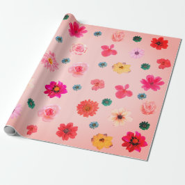 Floral Spring Wrapping Papier