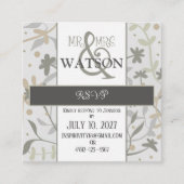 Floral Springs Moderne Elegante Inspirativiteit RS Informatiekaartje (Voorkant)