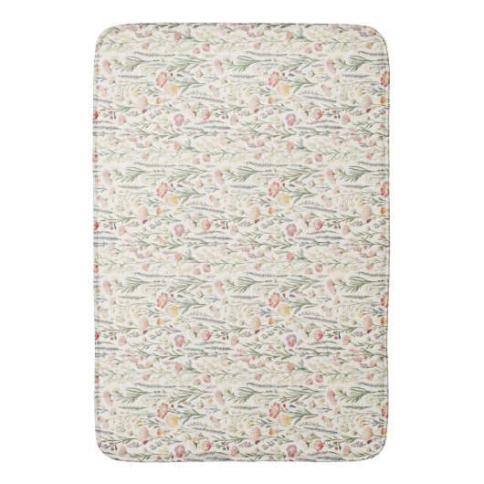 Floral Springtime Badmat (Voorkant Verticaal)