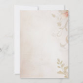 Floral sprookje prinsessen kinderen verjaardagsfee kaart (Achterkant)