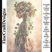 Floral Sprookjeskind & Rozen AU4 Decoupage Tissuepapier