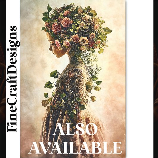 Floral Sprookjeskind & Rozen AU4 Decoupage Tissuepapier