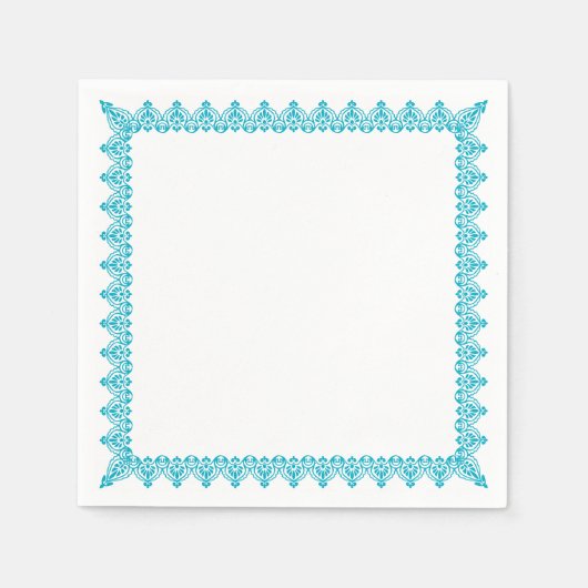 Floral Square Lijst servetten (Voorkant)