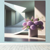 Floral Staircase Composition Canvas Afdruk (Insitu (Houten vloer))