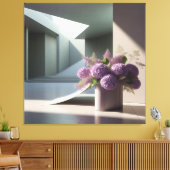 Floral Staircase Composition Canvas Afdruk (Insitu (Woonkamer))