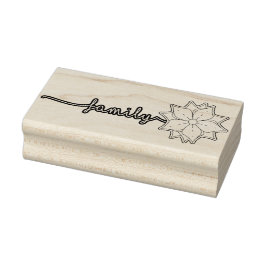 Floral Stamp Rubberstempel