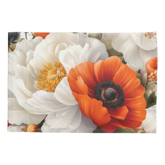 Floral Standard Pair Kussensloop (Achterkant-Links)