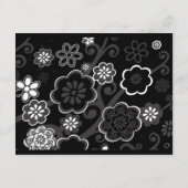 FLORAL STAR Baby Naming Direction Kaart (Achterkant)