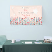 Floral Star Baby shower Spandoek (Beurs)