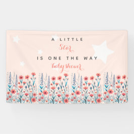 Floral Star Baby shower Spandoek